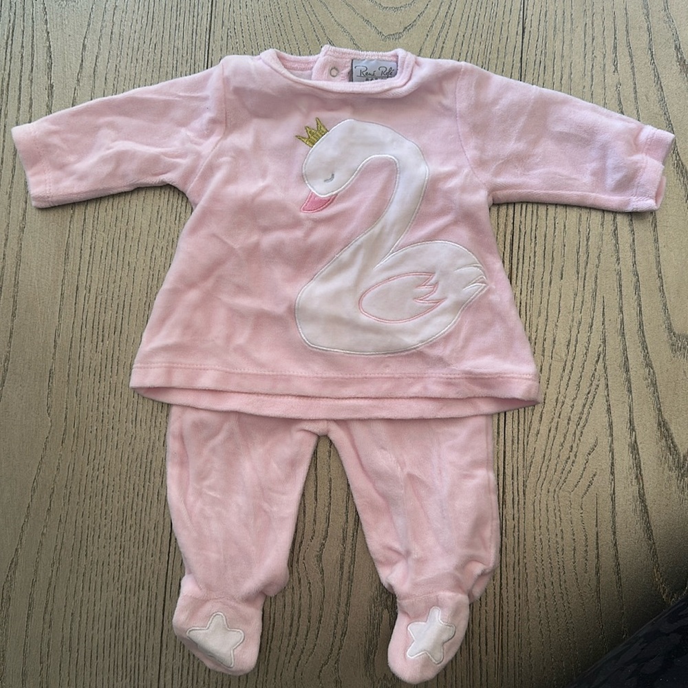 Rene Rofe Baby Swan Set 0-3M